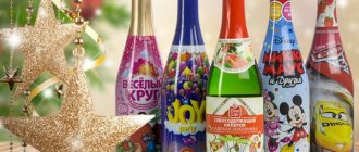 детское шампанское состав