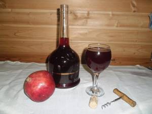 фото домашнего вина из граната