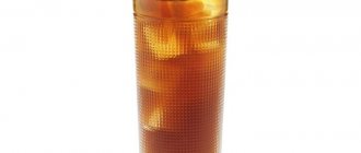 коктейли с колой с названием Бостонский чай