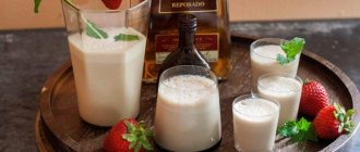 молочный коктейль плюс алкоголь