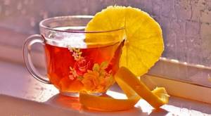 можно ли пить чай с коньяком и апельсином