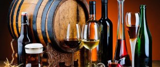 Различные спиртные напитки