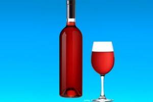 Розовое вино стабилизирует давление