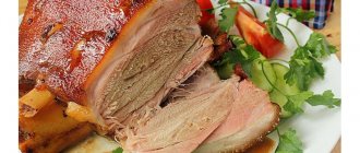 Свинина-рулька в мультиварке