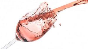 вино розовое